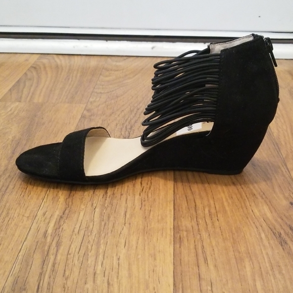 a.n.a Black Wedge Sandals - Picture 3 of 6